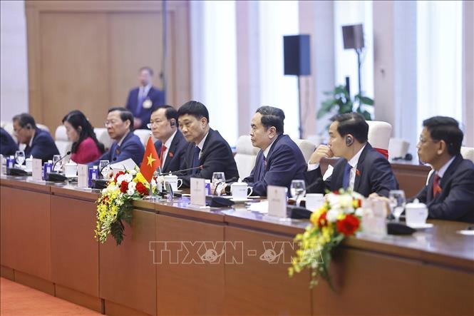 Chủ tịch Quốc hội Trần Thanh Mẫn phát biểu. Ảnh: Doãn Tấn/TTXVN Chủ tịch Quốc hội Trần Thanh Mẫn phát biểu. Ảnh: Doãn Tấn/TTXVN