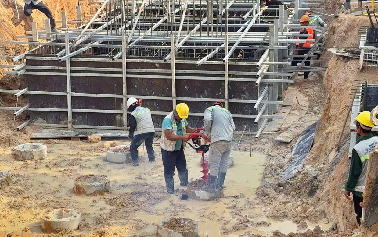 Dự án đang xây phần móng Dự án đang xây phần móng