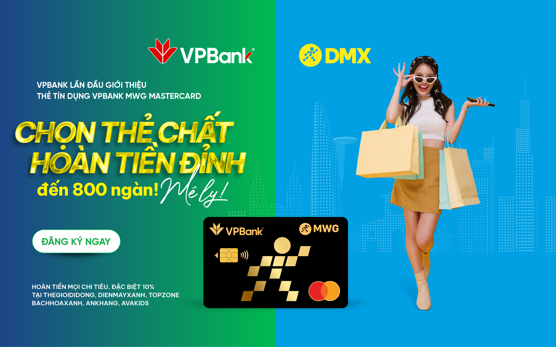 Ra mắt thẻ tín dụng VPBank MWG Mastercard, mở rộng trải nghiệm chi tiêu công nghệ tại Việt Nam