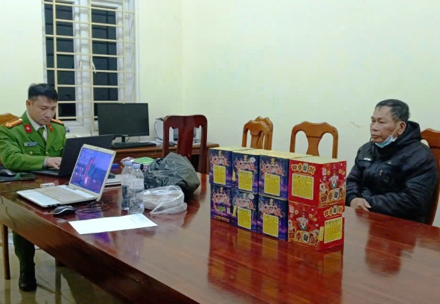 Nghệ An: Công an phường Cửa Lò phát hiện, xử lý vụ tàng trữ pháo nổ trái phép