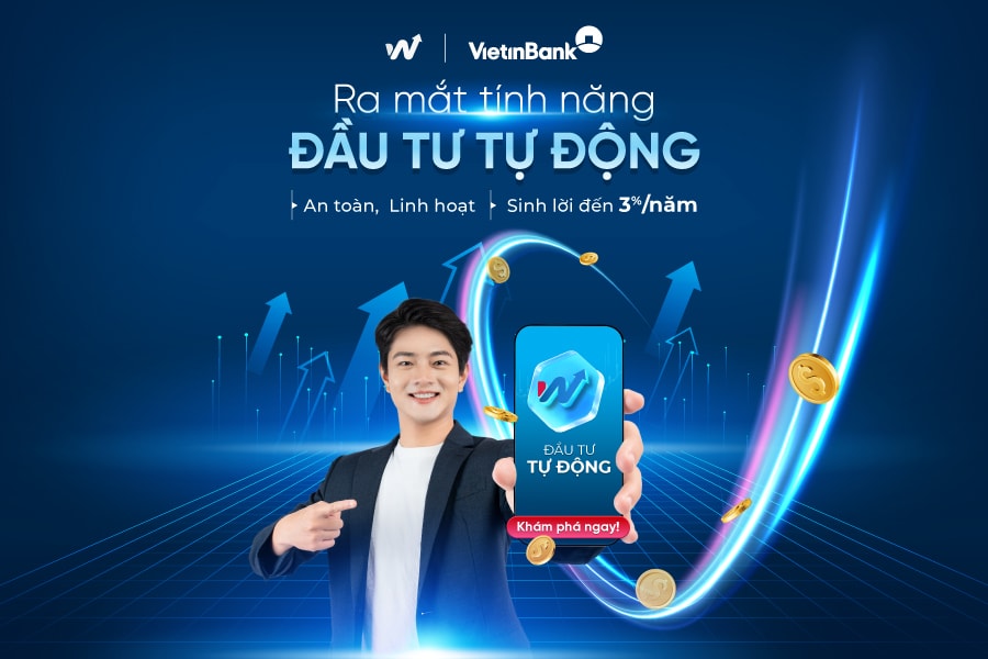 VietinBank ra mắt tính năng "Đầu tư tự động" trên nền tảng V-Wealth