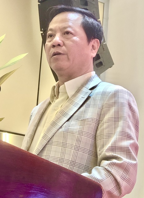 &Ocirc;ng Đỗ Quang T&ugrave;ng ph&aacute;t biểu tại Hội nghị. Ảnh: VH