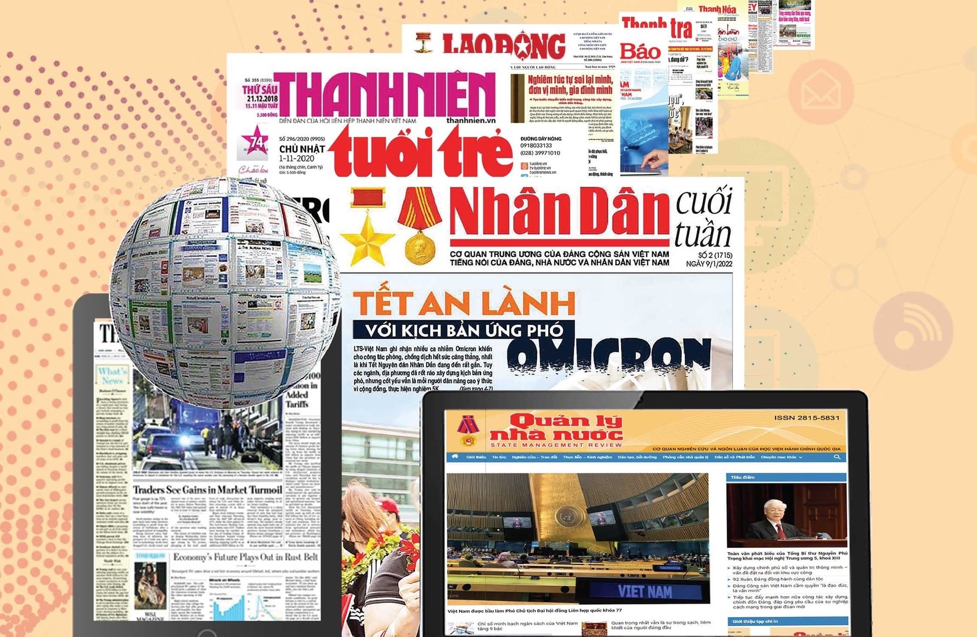 Bước vào năm mới, báo chí tiếp tục hành trình đổi mới để giữ trọn niềm tin của Nhân dân trong kỷ nguyên số. Bước vào năm mới, báo chí tiếp tục hành trình đổi mới để giữ trọn niềm tin của Nhân dân trong kỷ nguyên số.