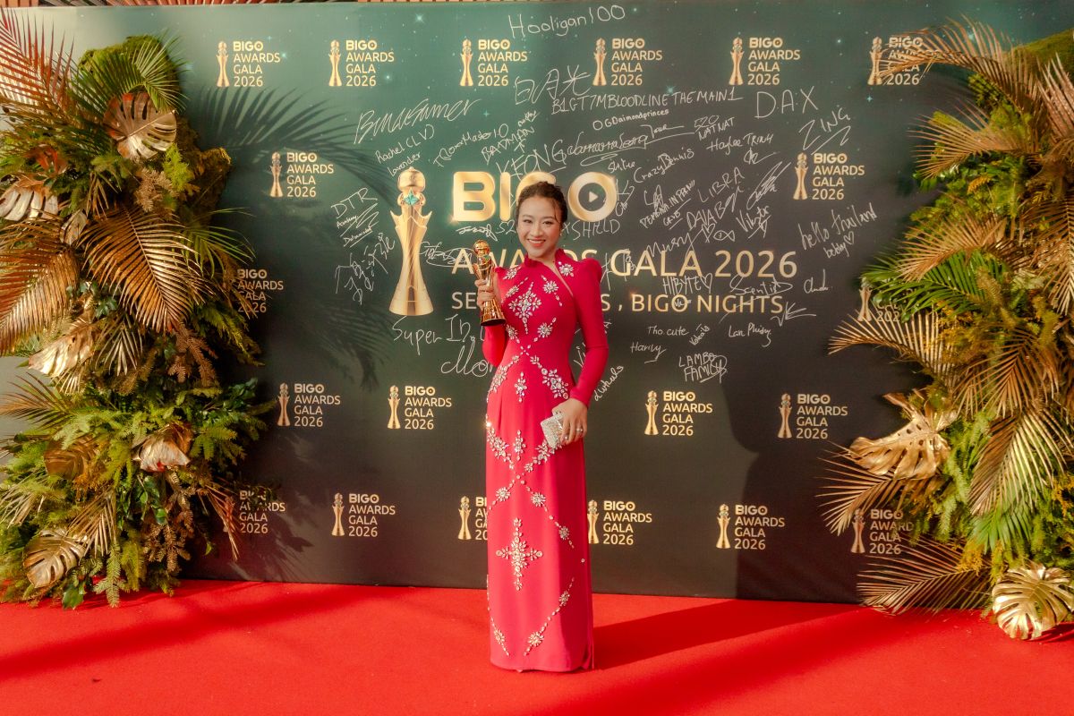 Trong khu&ocirc;n khổ BIGO Awards Gala 2026, c&aacute;c giải thưởng to&agrave;n cầu được trao cho những nh&agrave; s&aacute;ng tạo v&agrave; cộng đồng nổi bật