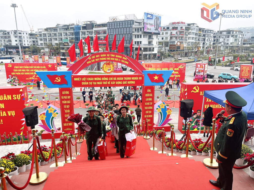 Quảng Ninh: Đón 551 "hạt nhân" hoàn thành nghĩa vụ quân sự trở về xây dựng quê hương