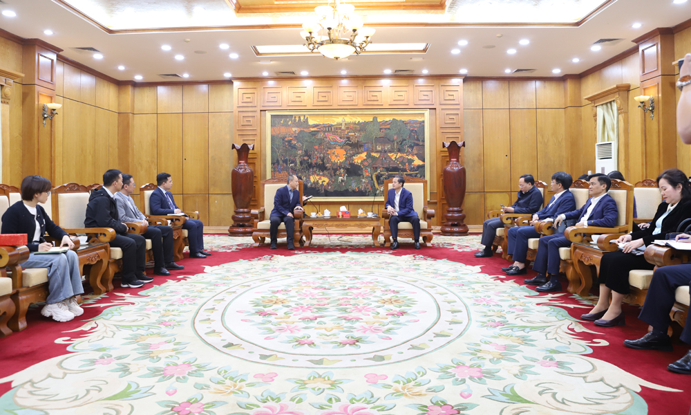 Quang cảnh buổi l&agrave;m việc.