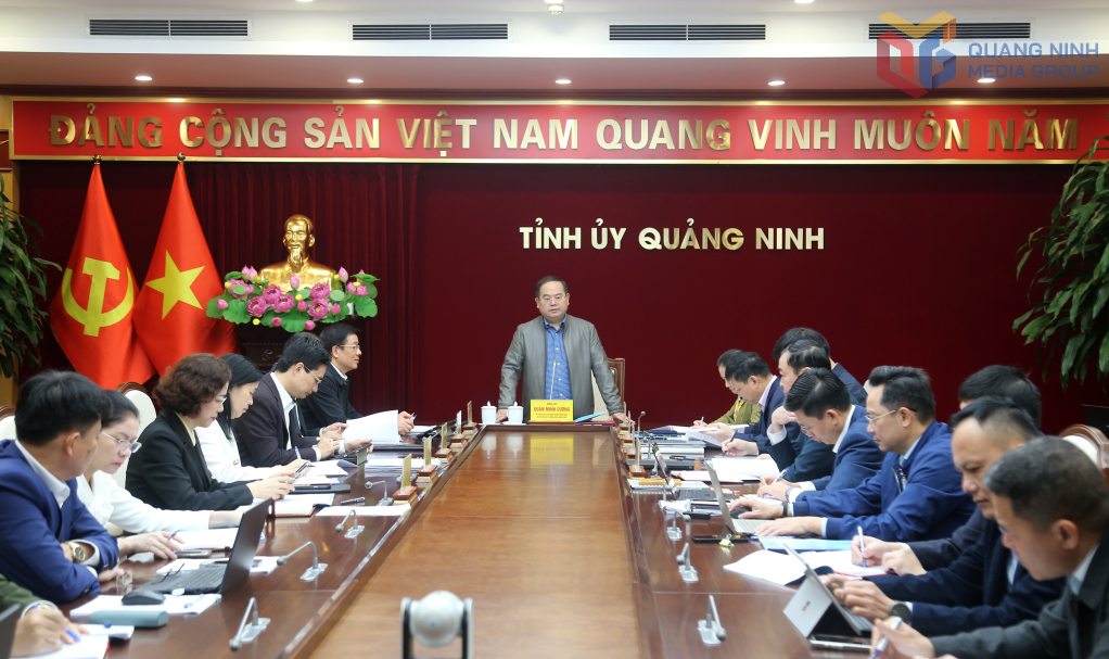 Bí thư Tỉnh uỷ Quảng Ninh làm việc với Sở Nông nghiệp và Môi trường