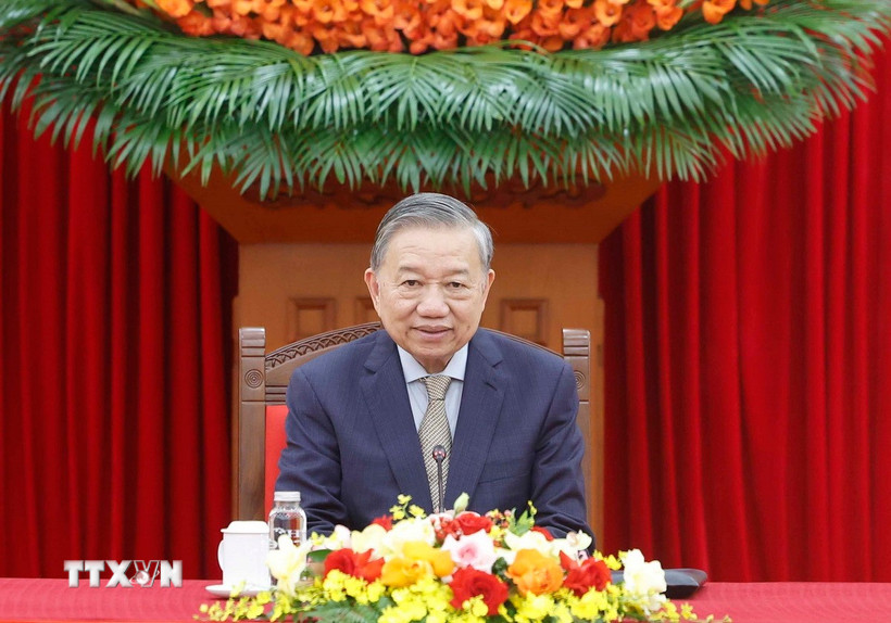 Tổng Bí thư Tô Lâm điện đàm với Tổng thống Hàn Quốc Lee Jae Myung