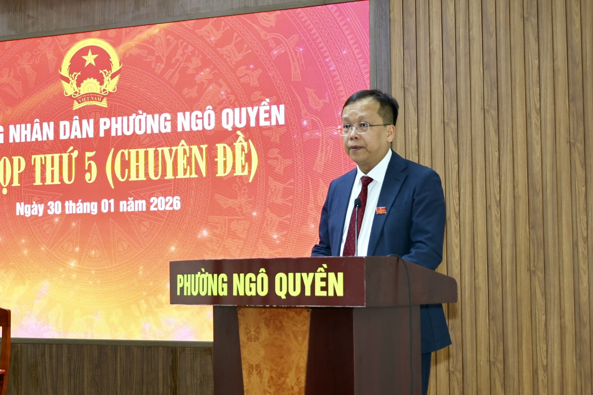 Hội đồng nhân dân phường Ngô Quyền quyết nghị điều chỉnh Kế hoạch đầu tư công năm 2026