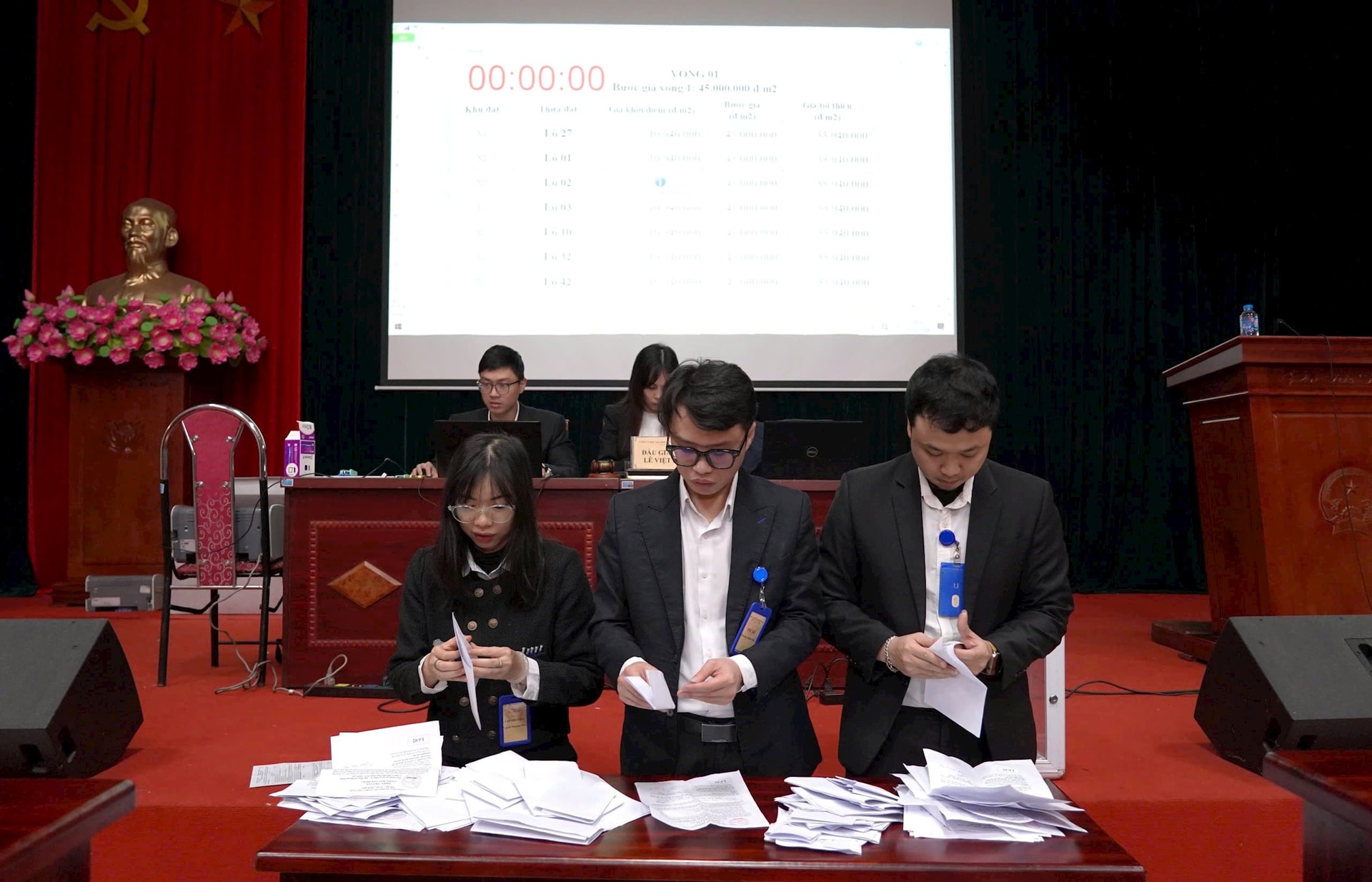 Hà Nội: Đấu giá đất ở xã Quang Minh có giá cao nhất gần 130 triệu đồng/m2