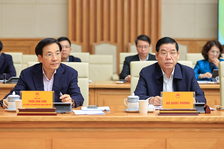 Đại diện c&aacute;c bộ, ng&agrave;nh dự Phi&ecirc;n họp - Ảnh: VGP/Nhật Bắc