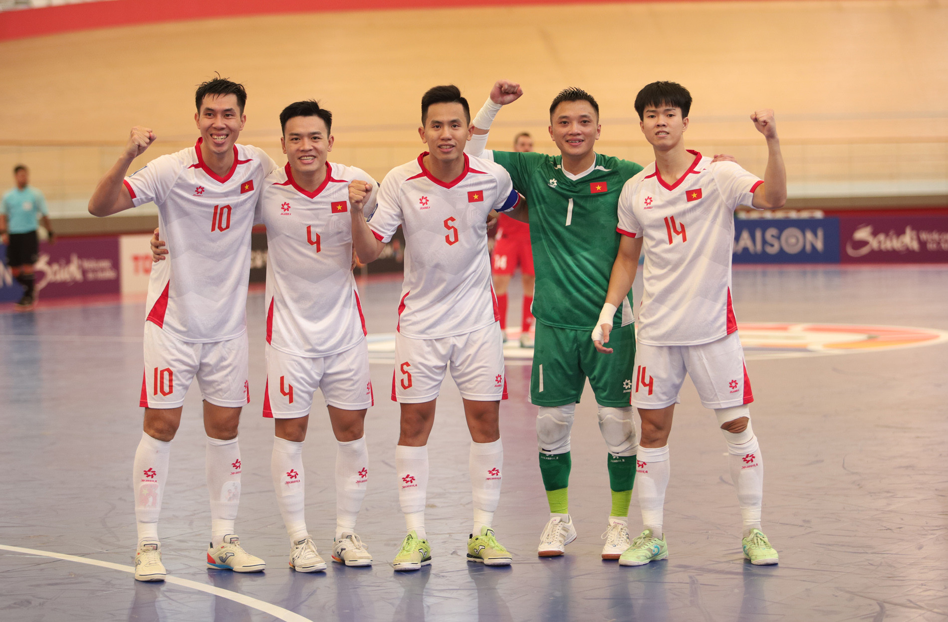 Tuyển futsal Việt Nam rất tự tin. (Ảnh: VFF) Tuyển futsal Việt Nam rất tự tin. (Ảnh: VFF)