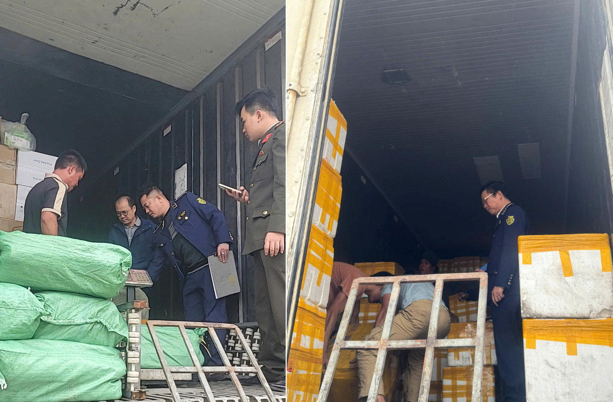 Lực lượng Quản lý thị trường Hà Nội phát hiện, ngăn chặn hàng chục tấn thực phẩm bẩn chuẩn bị đưa ra thị trường. Ảnh: Chi cục Quản lý thị trường TP. Hà Nội Lực lượng Quản lý thị trường Hà Nội phát hiện, ngăn chặn hàng chục tấn thực phẩm bẩn chuẩn bị đưa ra thị trường. Ảnh: Chi cục Quản lý thị trường TP. Hà Nội