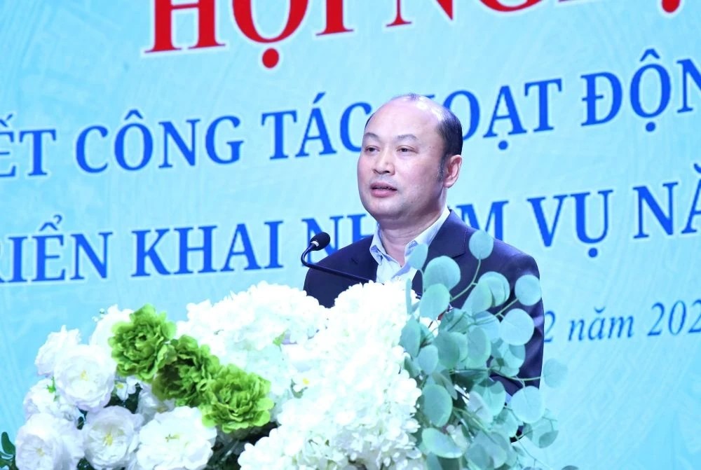 Ph&oacute; Chủ tịch UBND tỉnh Cao Văn Cường ph&aacute;t biểu chỉ đạo hội nghị.