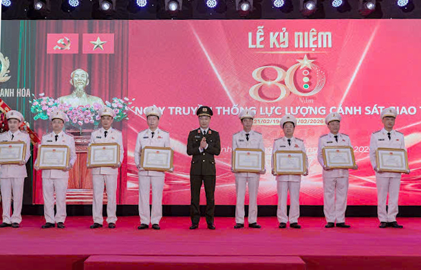 Thanh Hóa: Lễ kỷ niệm 80 năm Ngày truyền thống lực lượng Cảnh sát giao thông