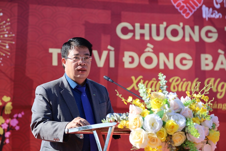 Tỉnh ủy vi&ecirc;n, Ph&oacute; Chủ tịch UBND tỉnh L&acirc;m Đồng Nguyễn Ngọc Ph&uacute;c ph&aacute;t biểu tại chương tr&igrave;nh