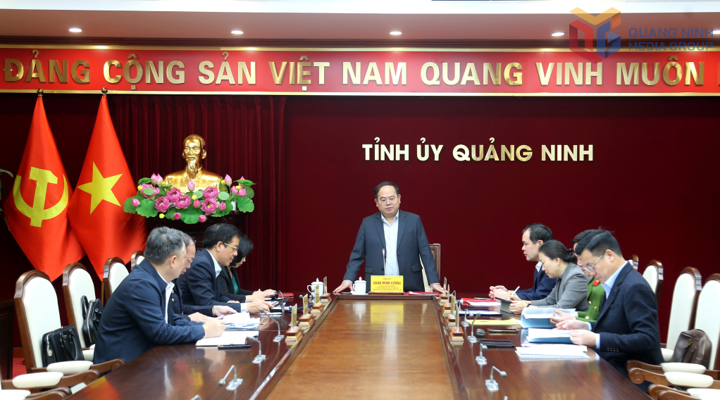 Thường trực Ban Chỉ đạo phòng, chống tham nhũng, lãng phí, tiêu cực tỉnh Quảng Ninh họp thường kỳ tháng 1