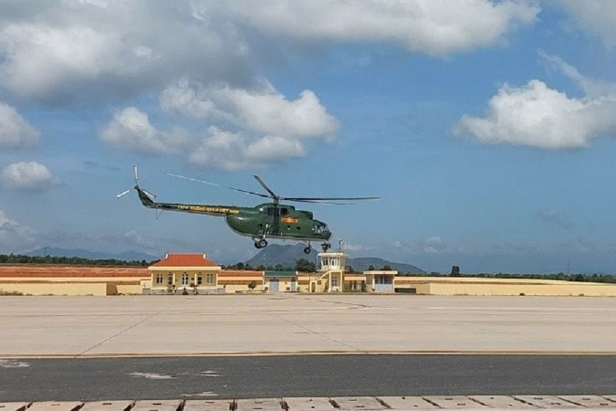 S&acirc;n bay Phan Thiết phần hạng mục qu&acirc;n sự đ&atilde; đưa v&agrave;o hoạt động.