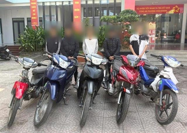 Đà Nẵng: Công an phường Hòa Khánh bắt giữ nhóm chuyên trộm cắp xe máy