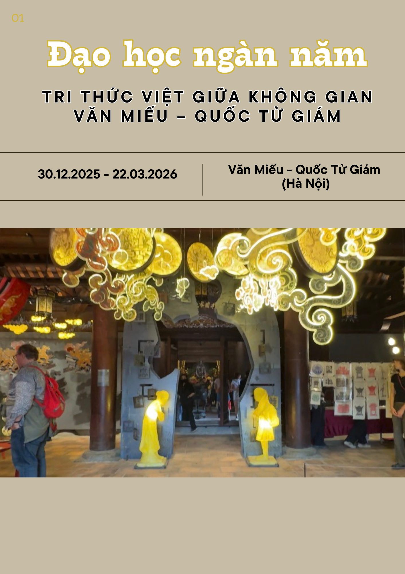 Đạo học ngàn năm tri thức Việt giữa không gian Văn Miếu - Quốc tử Giám