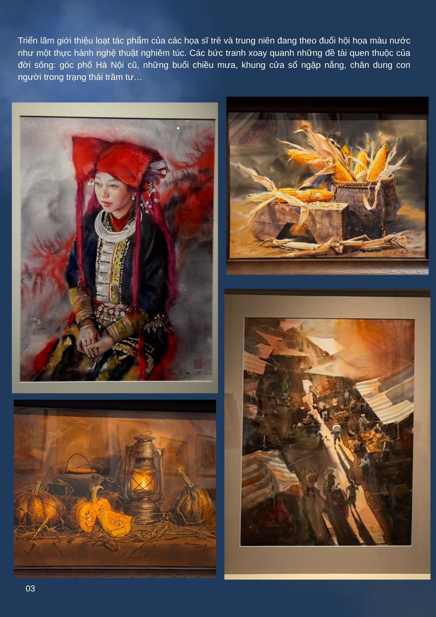 Chuyện màu nước, sắc nước kể chuyện người