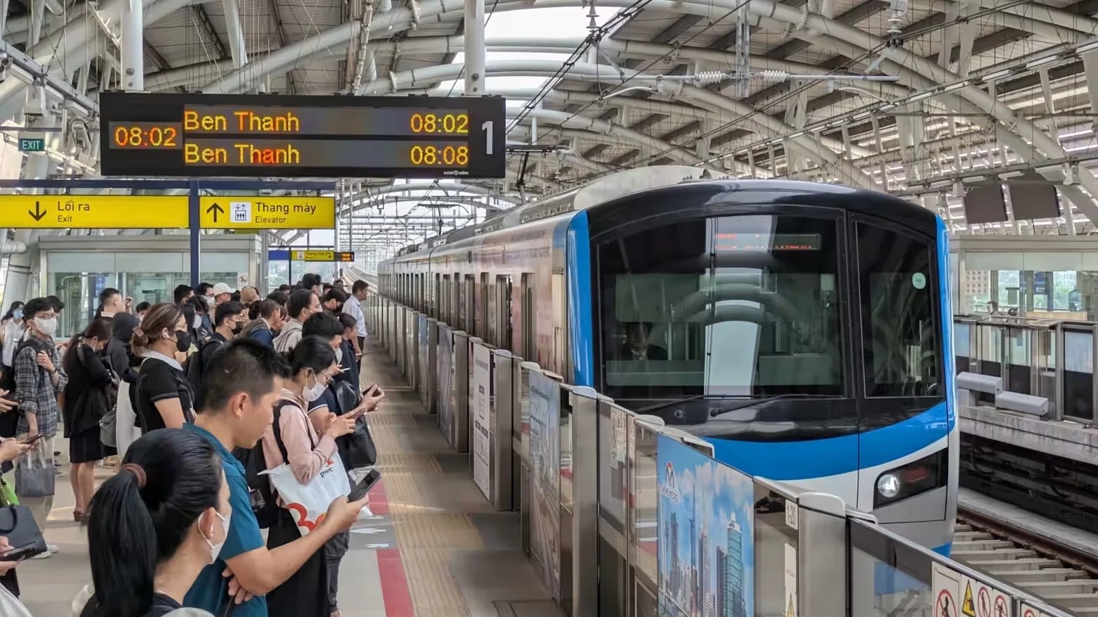 TP. HCM: Lịch chạy, vé miễn phí Metro Bến Thành - Suối Tiên dịp Tết