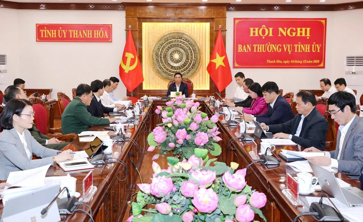 Ban Thường vụ Tỉnh ủy Thanh Hóa xem xét nhiều nội dung quan trọng về đầu tư, phân bổ ngân sách