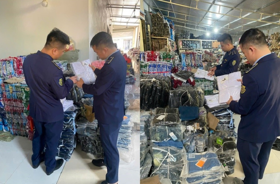 Sơn La: Phát hiện điểm kinh doanh sản phẩm quần áo có dấu hiệu giả mạo nhãn hiệu Adidas