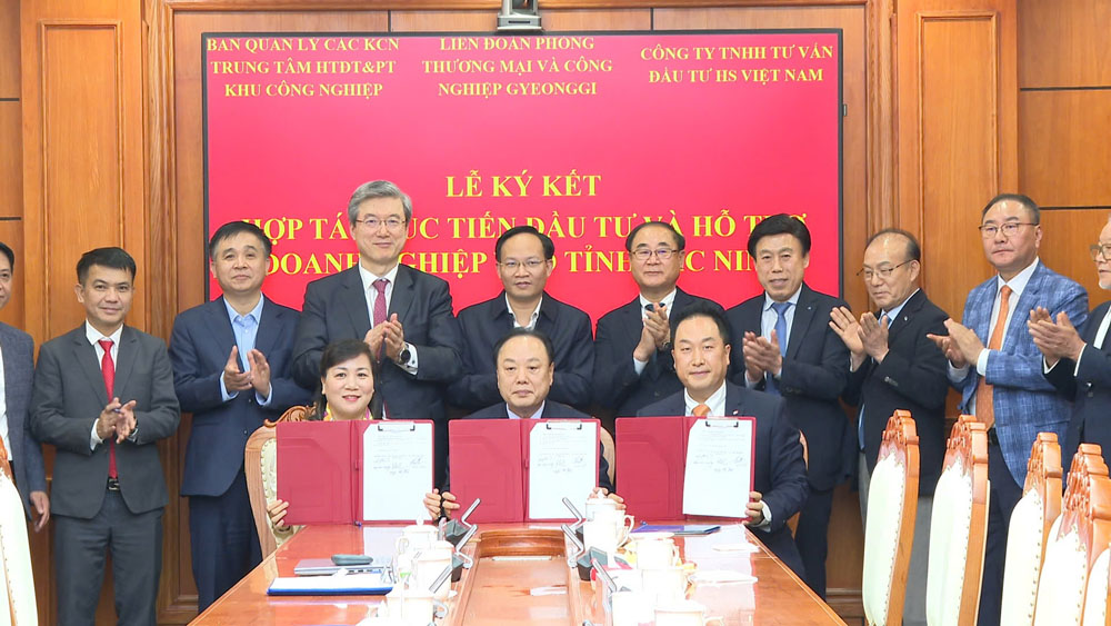 Bắc Ninh: Ký kết hợp tác xúc tiến đầu tư và hỗ trợ doanh nghiệp