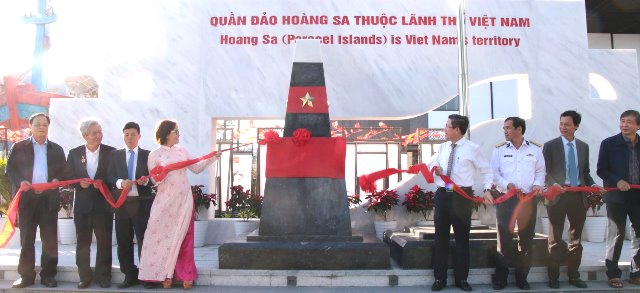 Đà Nẵng: Khánh thành công trình biển tên UBND đặc khu Hoàng Sa