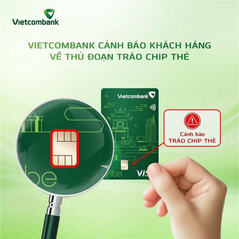 Vietcombank khuyến cáo khóa thẻ ngay khi có dấu hiệu lạ
