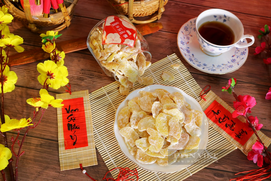 Mứt gừng: Hương vị cay nồng ấm áp ngày Tết