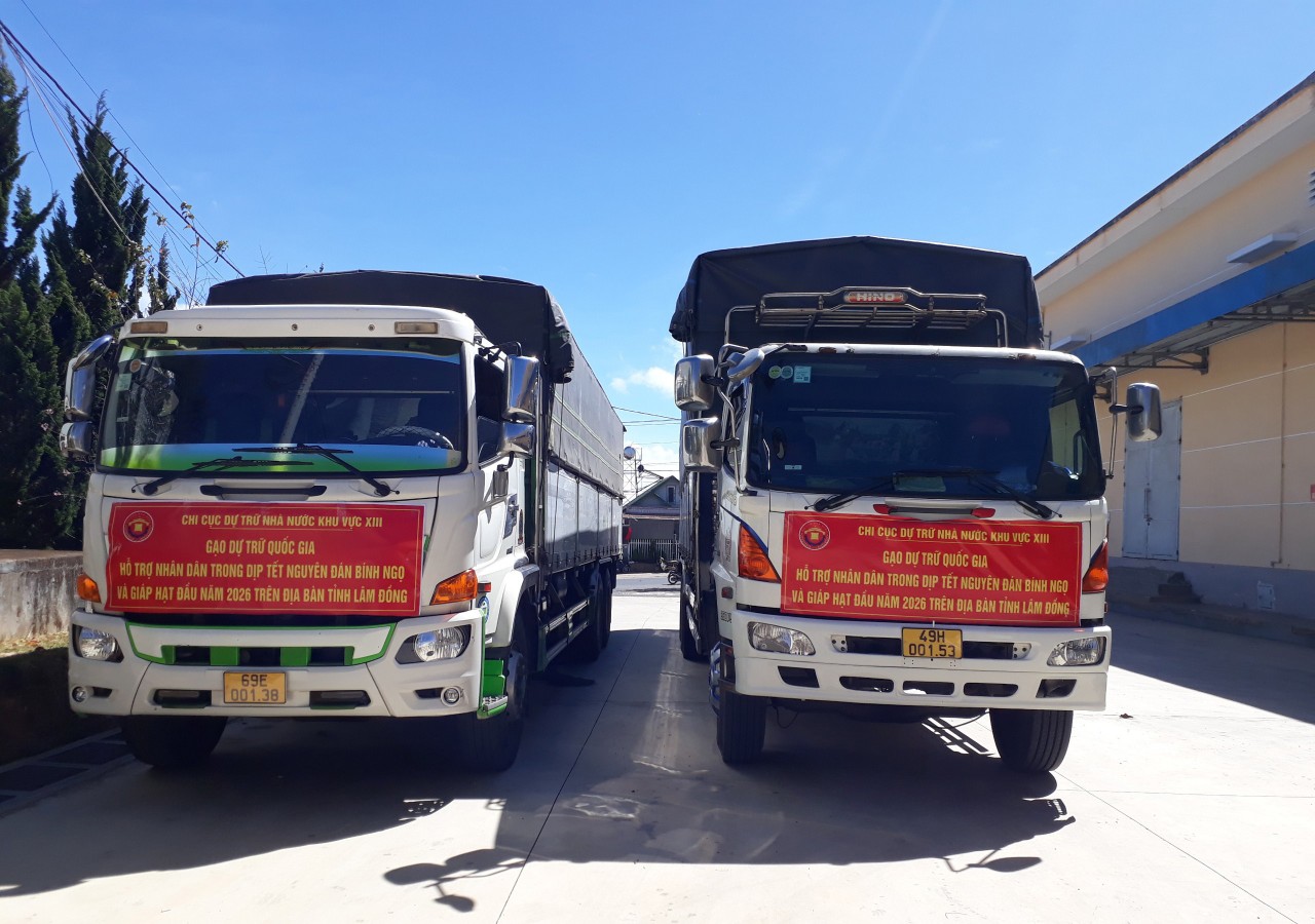 Hoàn thành xuất cấp gần 1.118 tấn gạo dự trữ quốc gia cho tỉnh Lâm Đồng