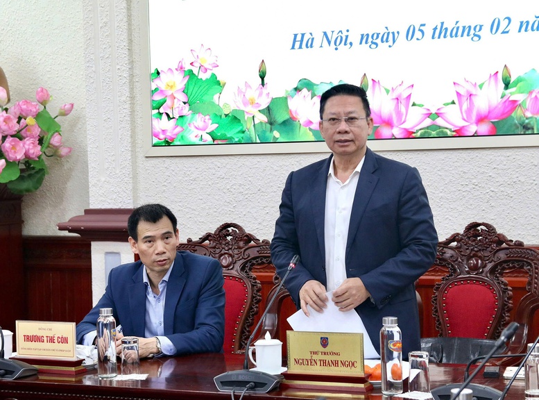 Thứ trưởng Bộ Tư ph&aacute;p Nguyễn Thanh Ngọc ph&aacute;t biểu tại Hội thảo. Ảnh: VGP/DA