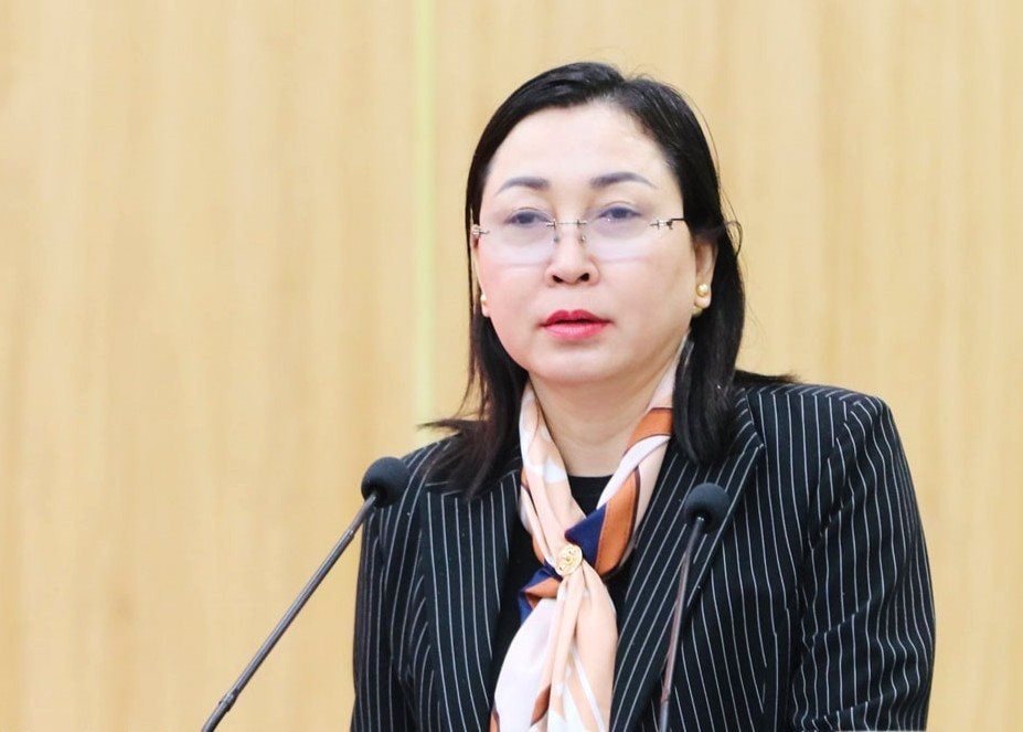 Ph&oacute; B&iacute; thư Thường trực Tỉnh ủy Ninh B&igrave;nh Đinh Thị Lụa