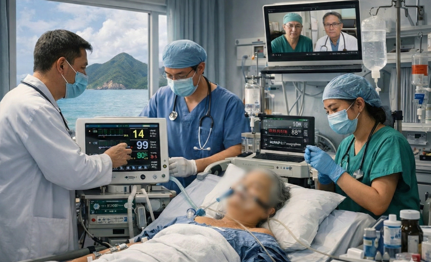 Hành trình 22 ngày giành lại sự sống cho bệnh nhân nặng ở Côn Đảo