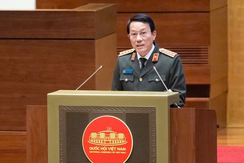 Đại tướng Lương Tam Quang nhấn mạnh, Văn kiện Đại hội XIV của Đảng ph&aacute;t triển nhận thức, tư duy mới về bảo vệ an ninh quốc gia tr&ecirc;n c&aacute;c nội h&agrave;m - Ảnh: VGP/Nhật Bắc