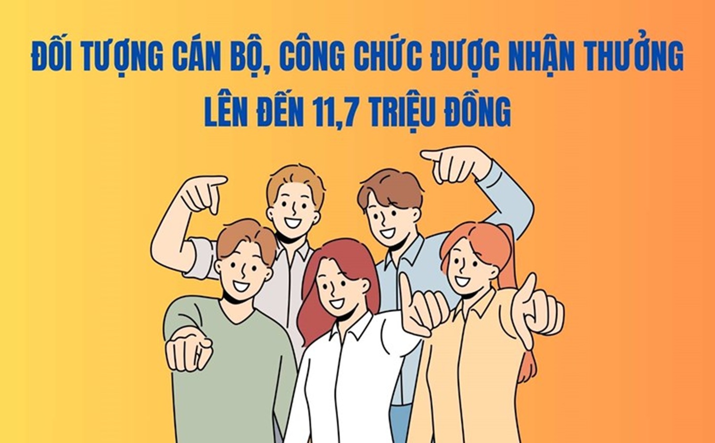 Quy định mới về mức thưởng thành tích đột xuất cho cán bộ và công chức năm 2026