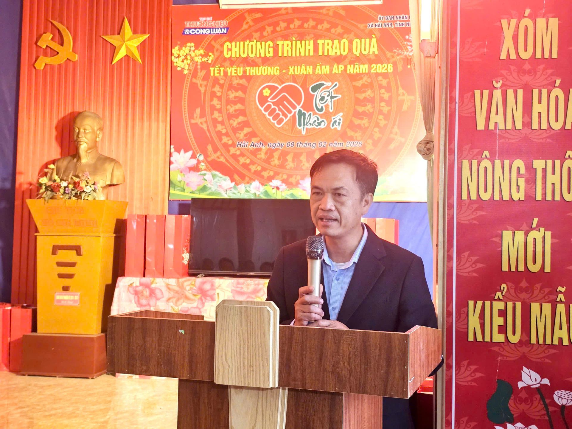 &Ocirc;ng Trần Thanh Huy&ecirc;n - Ph&oacute; chủ tịch UBND x&atilde; Hải Anh