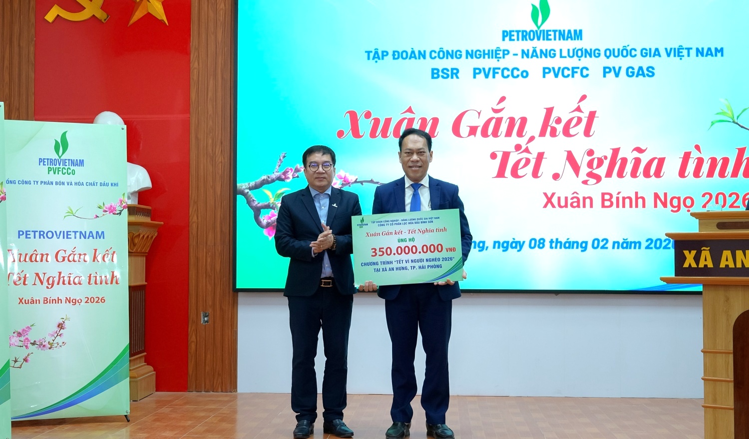 "Petrovietnam: Xuân gắn kết - Tết nghĩa tình" đồng hành cùng người dân xã An Hưng, Hải Phòng