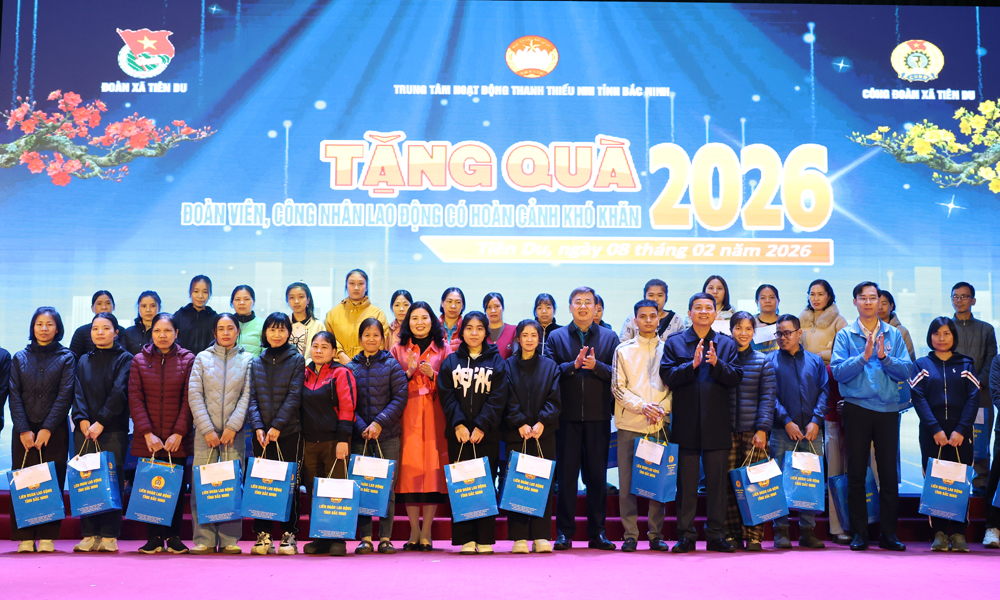 Bắc Ninh: Chương trình "Điểm hẹn Thanh niên công nhân 2026"