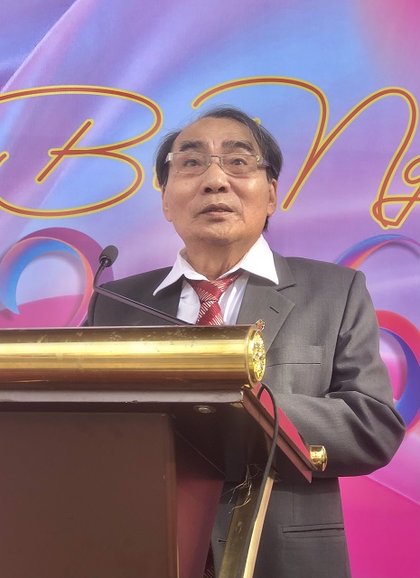 &Ocirc;ng Đỗ Nguy&ecirc;n H&ugrave;ng ph&aacute;t biểu tại Lễ Khai mạc. Ảnh: VH