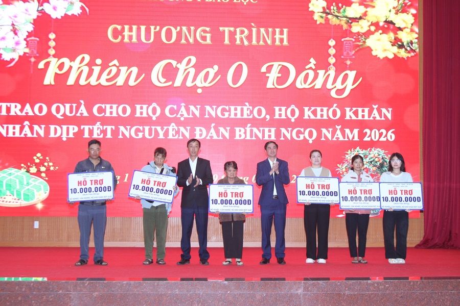 Lâm Đồng: Xuân sẻ chia, lan tỏa yêu thương tại phường 1 Bảo Lộc