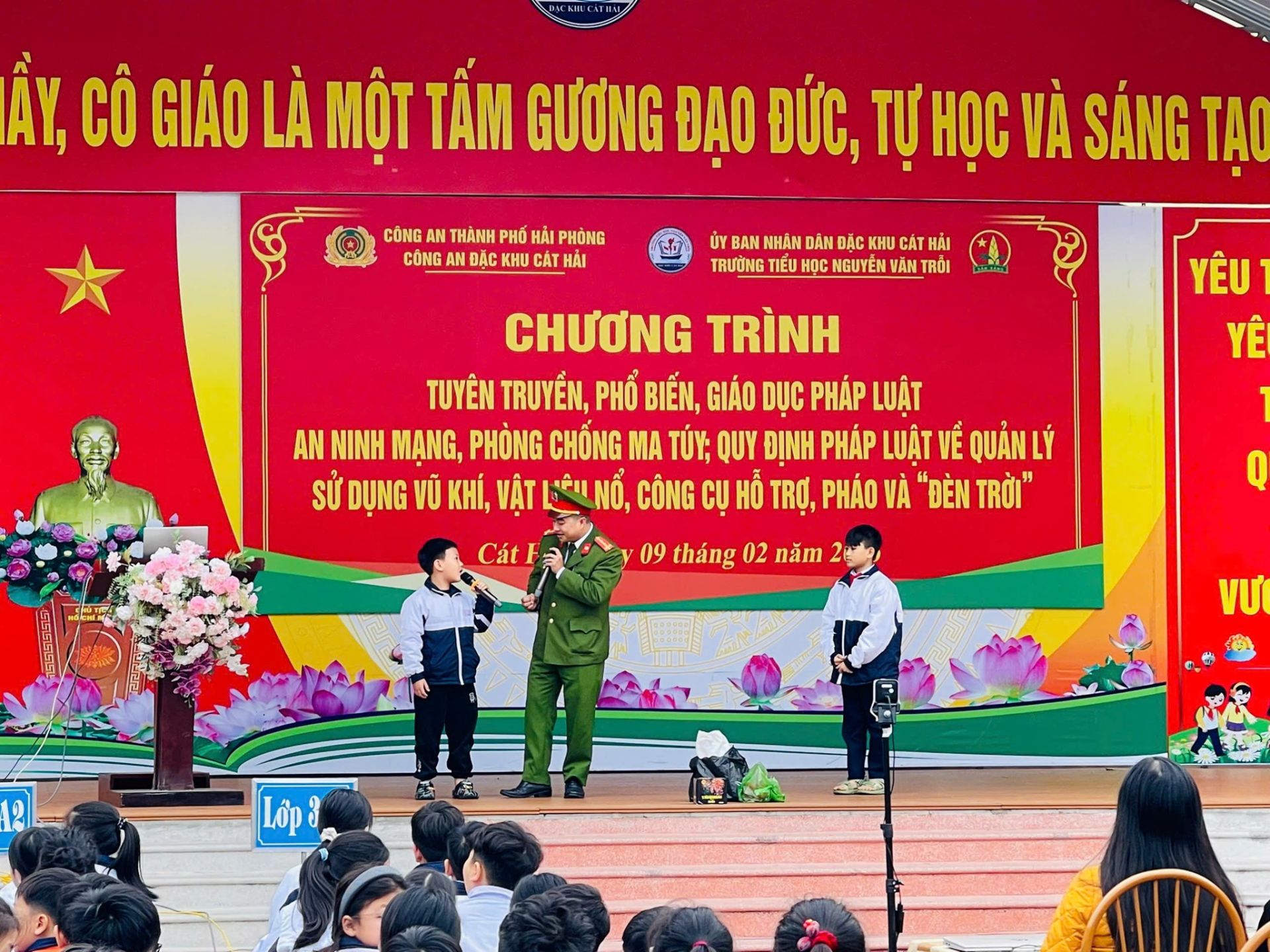 Hải Phòng: Công an đặc khu Cát Hải tổ chức tuyên truyền, phổ biến, giáo dục pháp luật