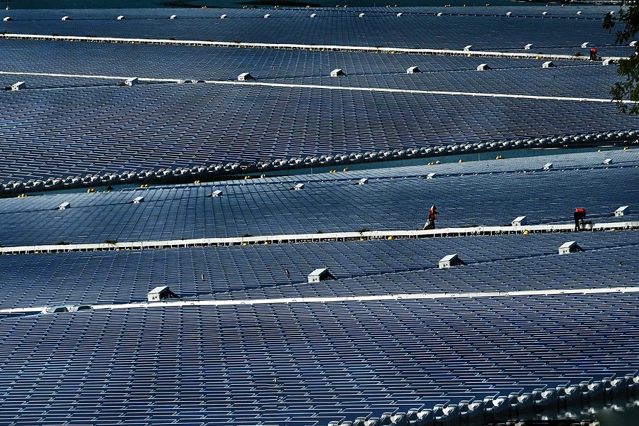 Điện mặt trời ở Đa Mi (x&atilde; La Dạ)