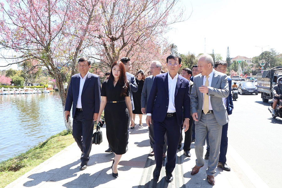 Chủ tịch UBND tỉnh Lâm Đồng tiếp và làm việc với Tập đoàn Tô Thương