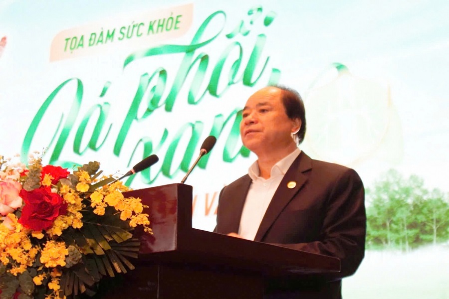 Ph&oacute; Chủ tịch Thường trực Hội NCT Việt Nam Trương Xu&acirc;n Cừ ph&aacute;t biểu tại khai mạc