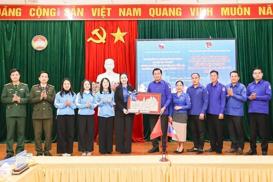 Tuổi trẻ Hà Tĩnh và Bolikhămxay tăng cường hợp tác, thắt chặt tình hữu nghị