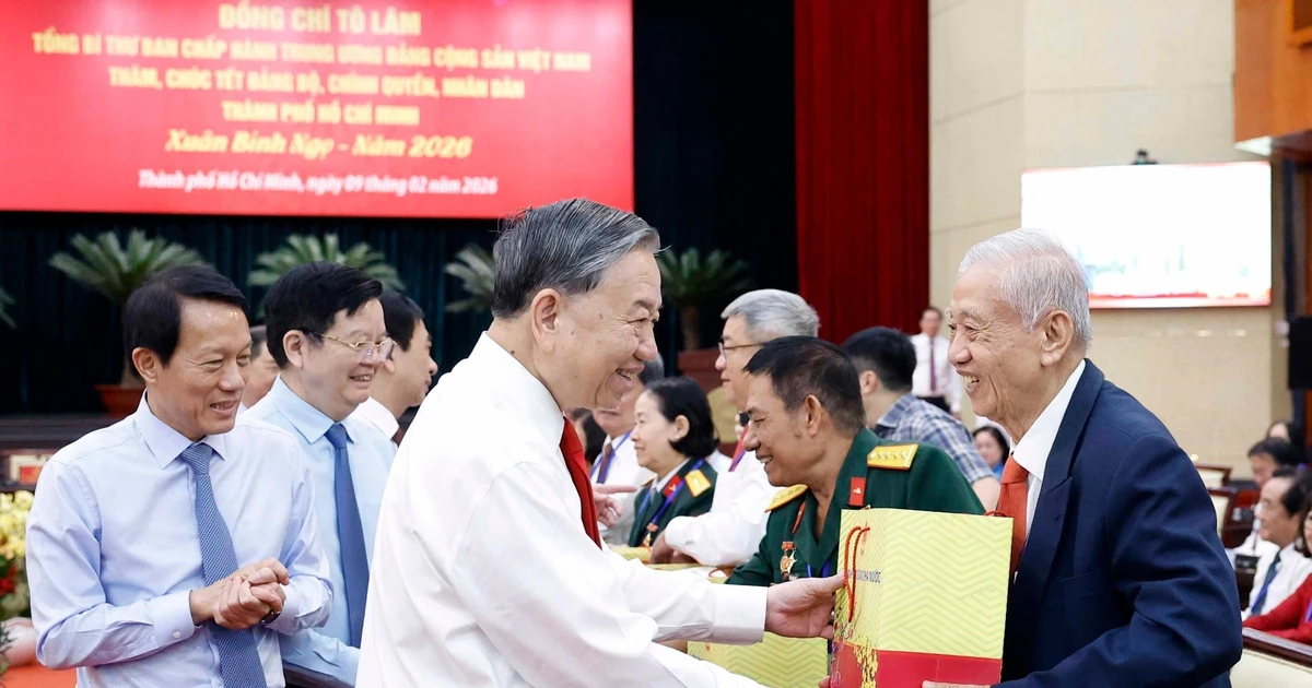 Tổng Bí thư Tô Lâm thăm, chúc Tết Đảng bộ, chính quyền, nhân dân Thành phố Hồ Chí Minh