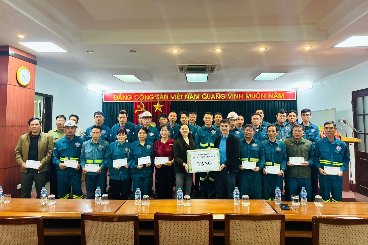 Lilama: Công đoàn chăm lo Tết cho đoàn viên, người lao động có hoàn cảnh khó khăn